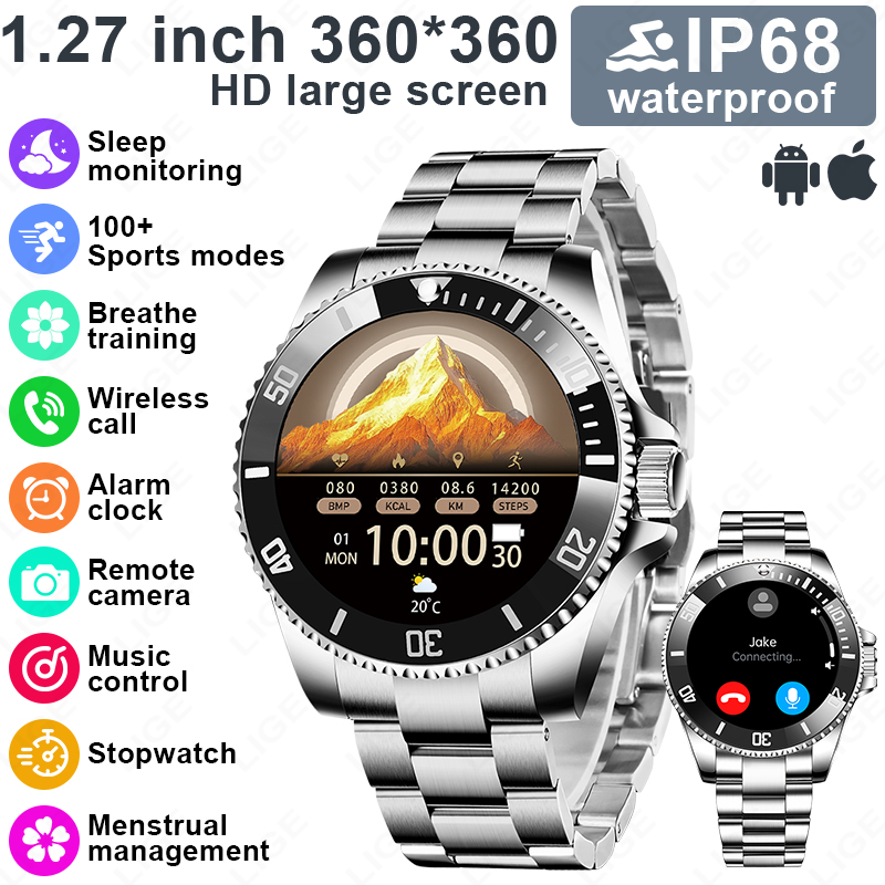 Japanese Lifestyle Called - LIGE Smartwatch im neuen Luxus-Stil, als