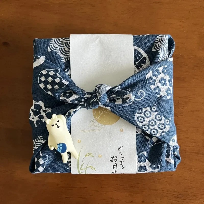 Furoshiki Wrap Cloth - Japanisches Furoshiki Wickeltuch, Mehrzweck-Bento- und Geschenkverpackung
